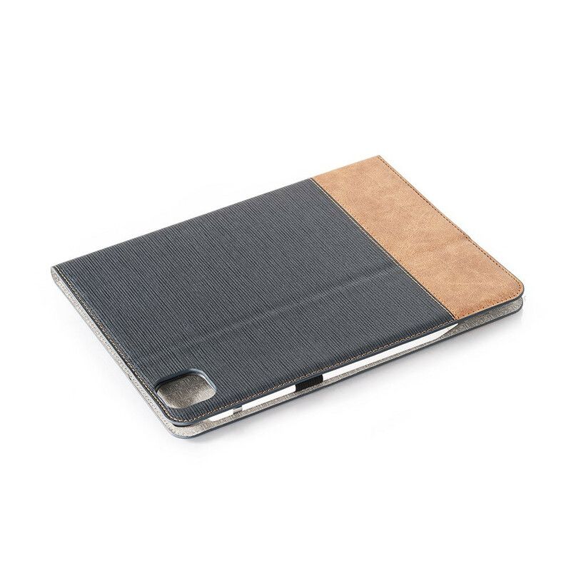 Etui Til iPad Air (2022) (2020) / Pro 11" Cross Texture Spleiset Lær