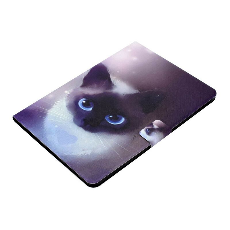 Folio Deksel Til iPad Air (2022) (2020) / Pro 11" Blue Eyed Cat