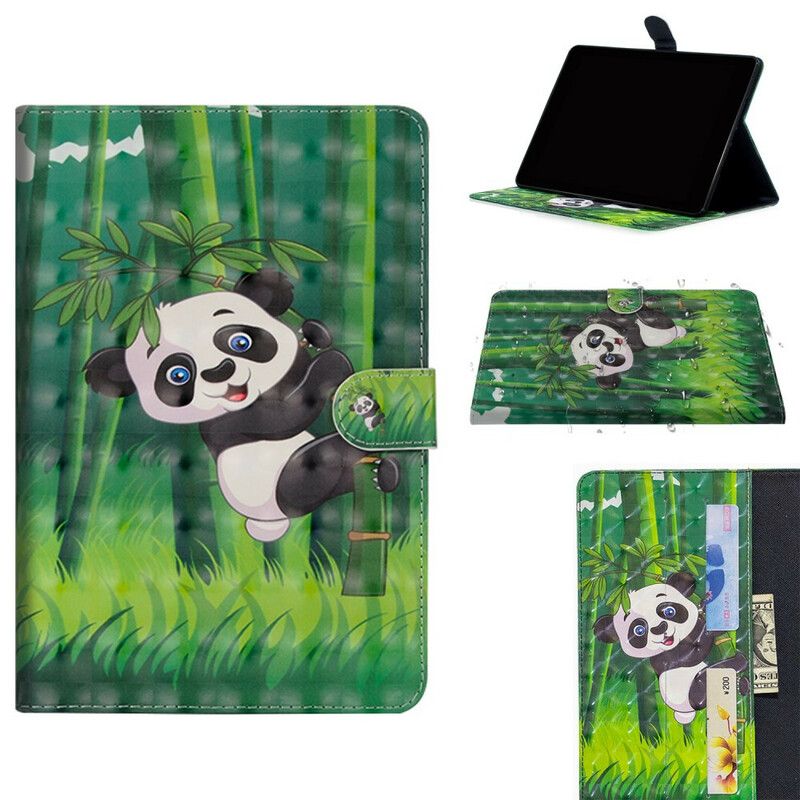 Lærdeksel Til iPad Air (2022) (2020) / Pro 11" Panda Lyspunkter