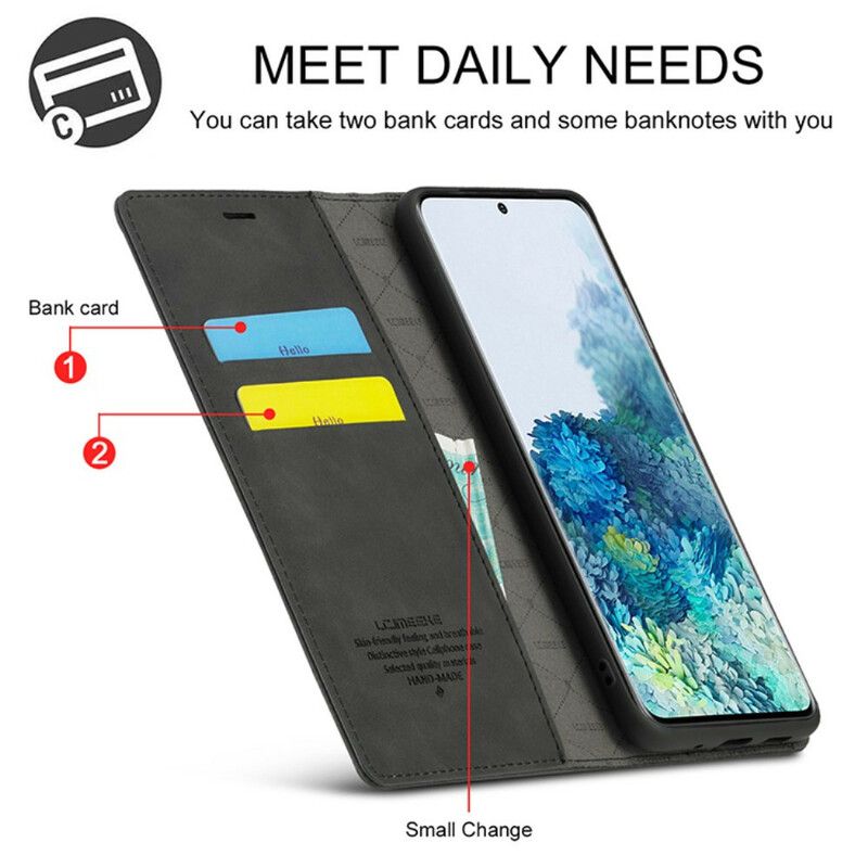 Beskyttelse Deksel Til Samsung Galaxy S20 Plus 4G / 5G Folio Deksel Lc.imeeke Skinneffekt