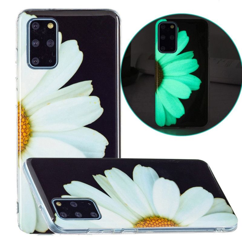 Deksel Til Samsung Galaxy S20 Plus 4G / 5G Fluorescerende Blomsterserie