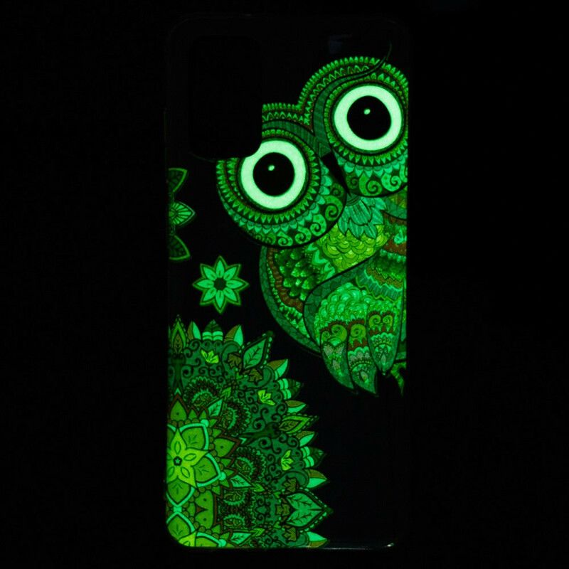 Deksel Til Samsung Galaxy S20 Plus 4G / 5G Fluorescerende Ugle Mandala