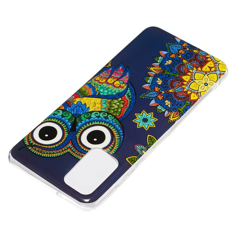 Deksel Til Samsung Galaxy S20 Plus 4G / 5G Fluorescerende Ugle Mandala