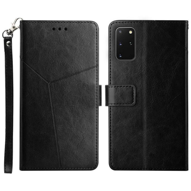 Folio Deksel Til Samsung Galaxy S20 Plus 4G / 5G Geo Y Design Leather Style