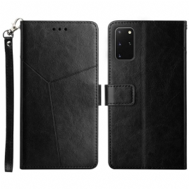 Folio Deksel Til Samsung Galaxy S20 Plus 4G / 5G Geo Y Design Leather Style