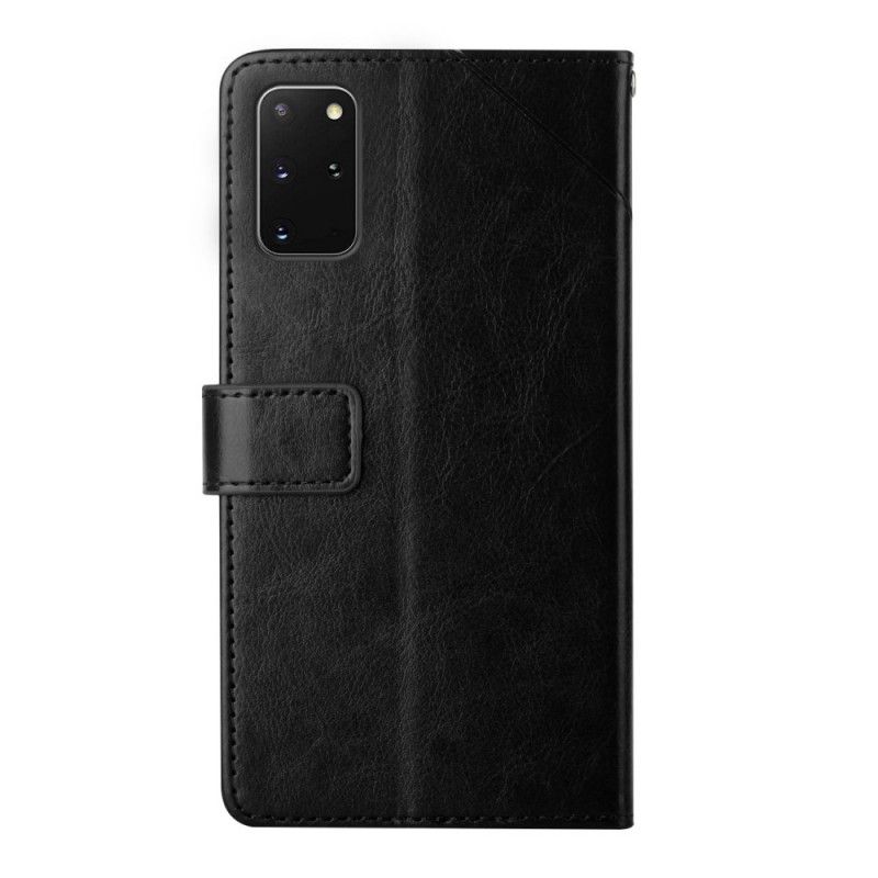 Folio Deksel Til Samsung Galaxy S20 Plus 4G / 5G Geo Y Design Leather Style