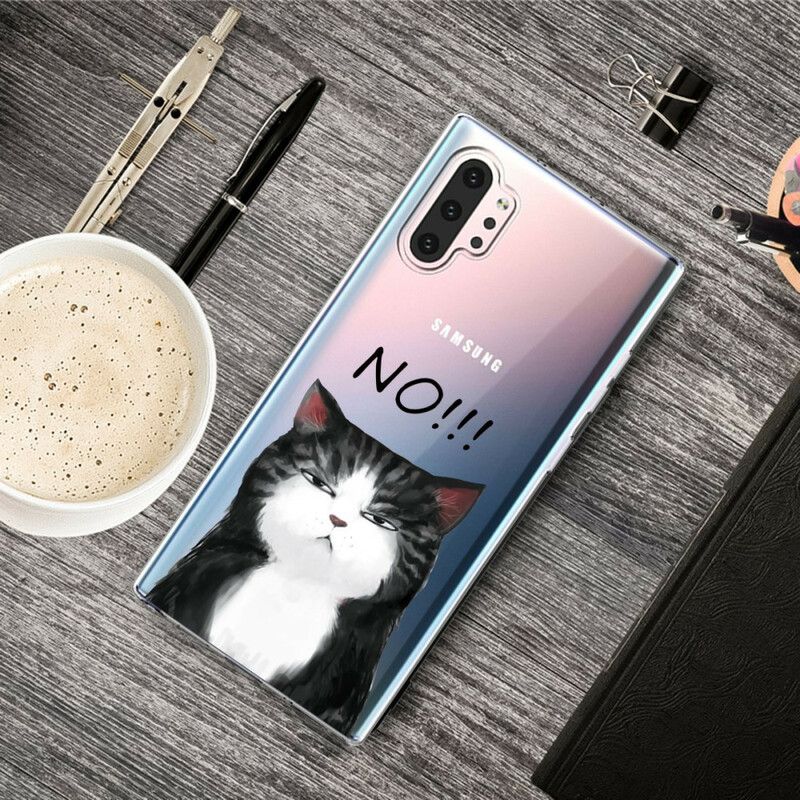 Deksel Til Samsung Galaxy Note 10 Plus Katten Som Sier Nei