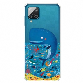 Deksel Til Samsung Galaxy A12 / M12 Marine World