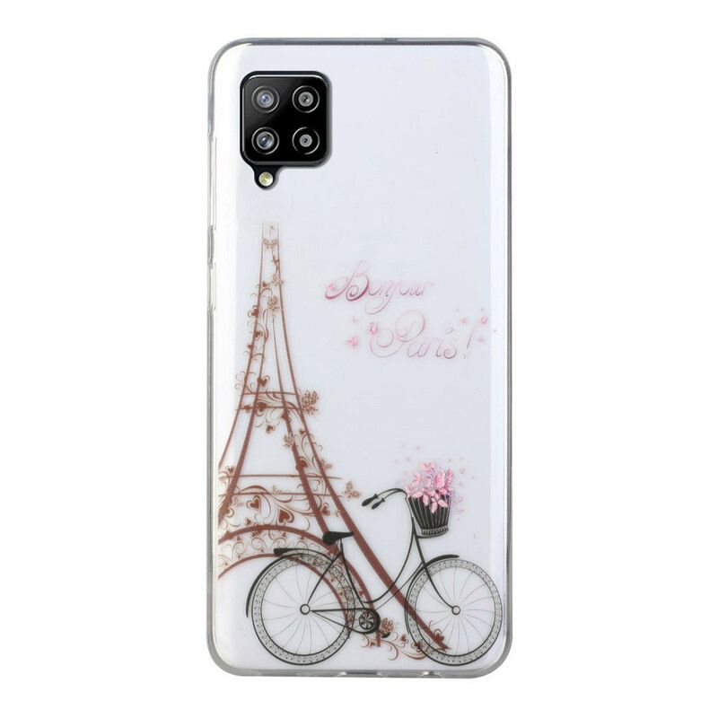 Deksel Til Samsung Galaxy A12 / M12 Transparent Bonjour Paris