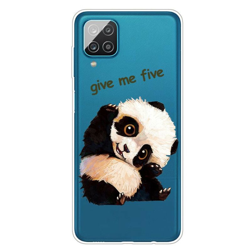 Deksel Til Samsung Galaxy A12 / M12 Transparent Panda Gi Meg Fem