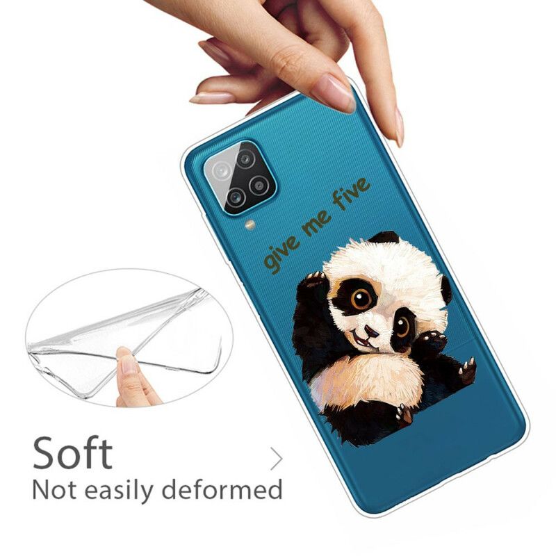 Deksel Til Samsung Galaxy A12 / M12 Transparent Panda Gi Meg Fem