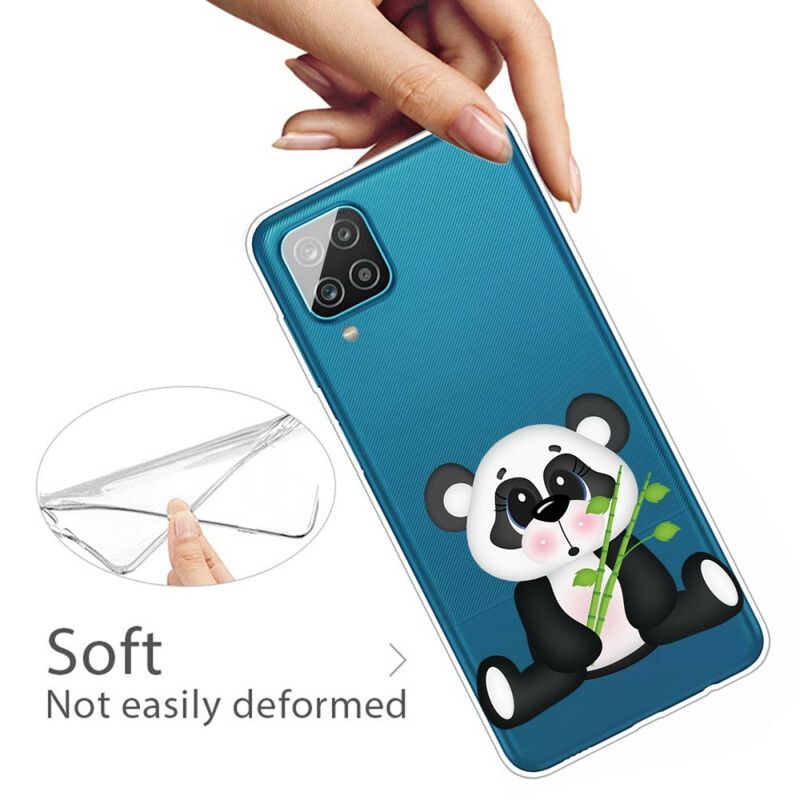 Deksel Til Samsung Galaxy A12 / M12 Transparent Trist Panda