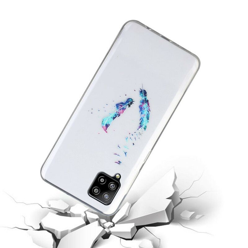 Deksel Til Samsung Galaxy A12 / M12 Transparente Fjær