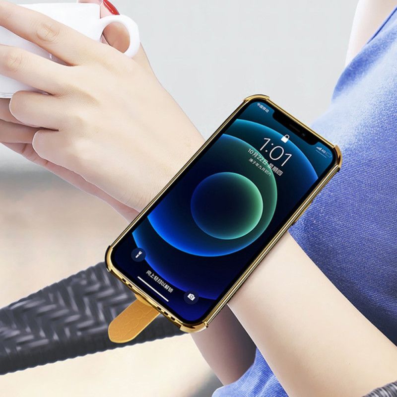 Deksel Samsung Galaxy A55 5g Armbånd Og Holder I Krokodillestil