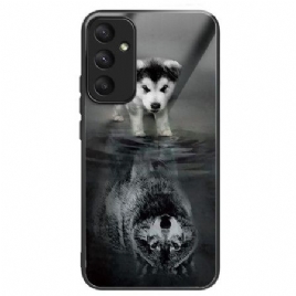 Deksel Til Samsung Galaxy A55 5g Puppy Dream Herdet Glass