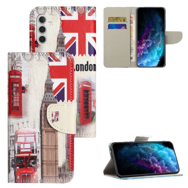 Folio Deksel Samsung Galaxy A55 5g London Life