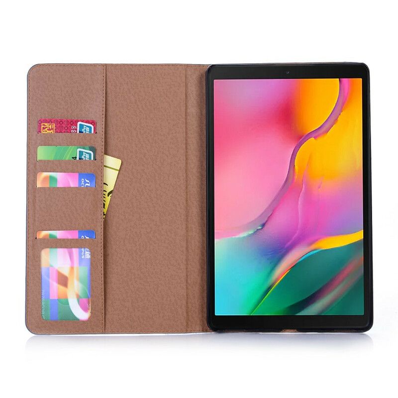 Etui Til Samsung Galaxy Tab A 10.1 (2019) Vintage Nagler I Kunstskinn