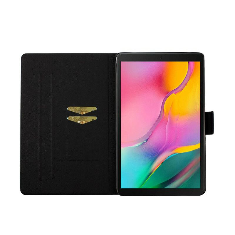 Folio Deksel Til Samsung Galaxy Tab A 10.1 (2019) Blomster Blomster Blomster