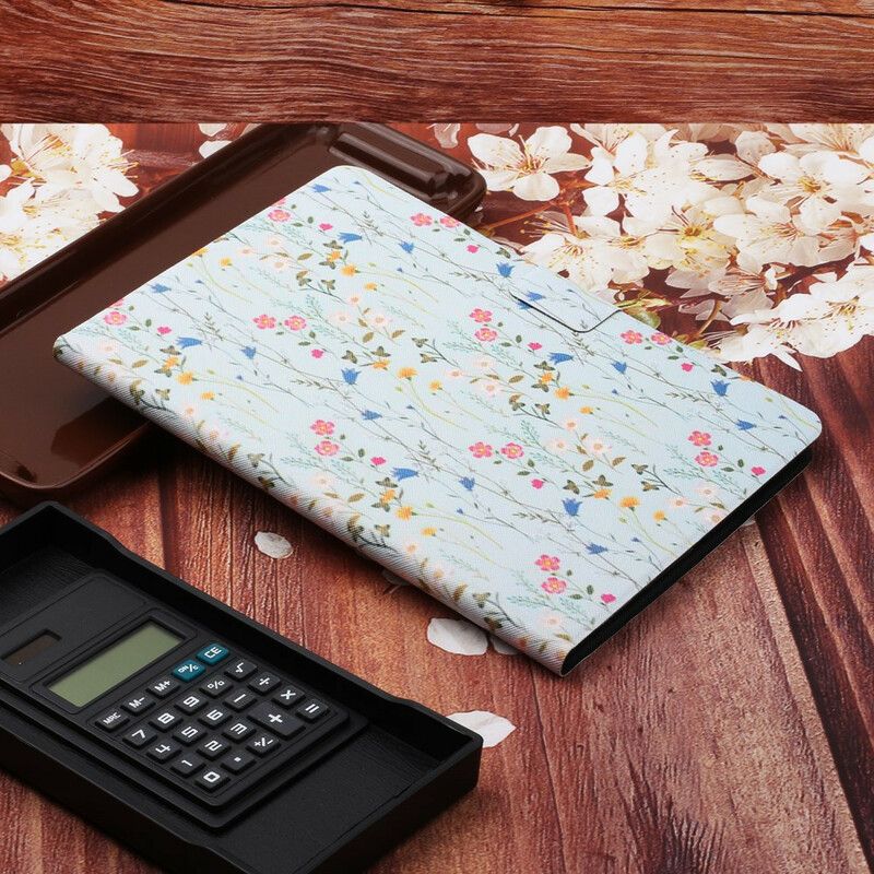 Folio Deksel Til Samsung Galaxy Tab A 10.1 (2019) Blomster Blomster Blomster