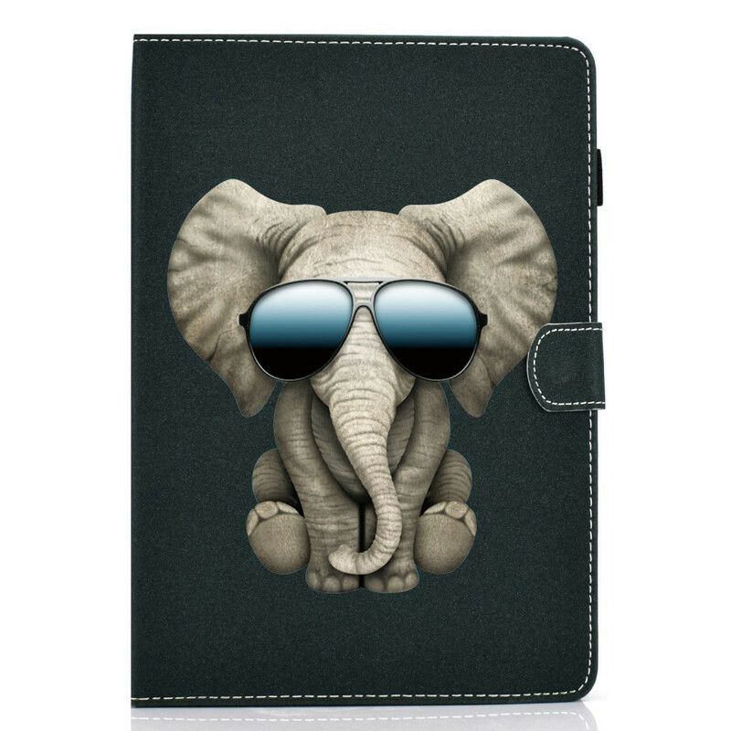 Folio Deksel Til Samsung Galaxy Tab A 10.1 (2019) Elefant Inkognito