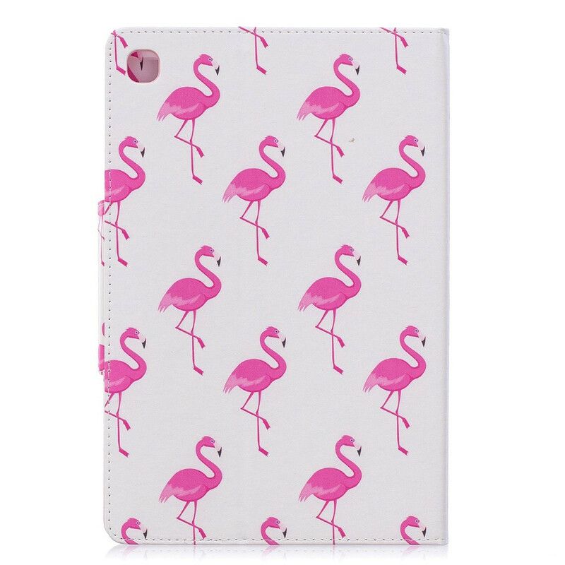 Folio Deksel Til Samsung Galaxy Tab A 10.1 (2019) Flamingoer