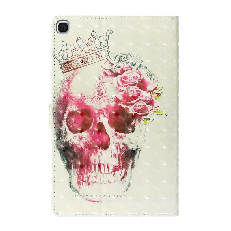 Folio Deksel Til Samsung Galaxy Tab A 10.1 (2019) Skull Spot Lights