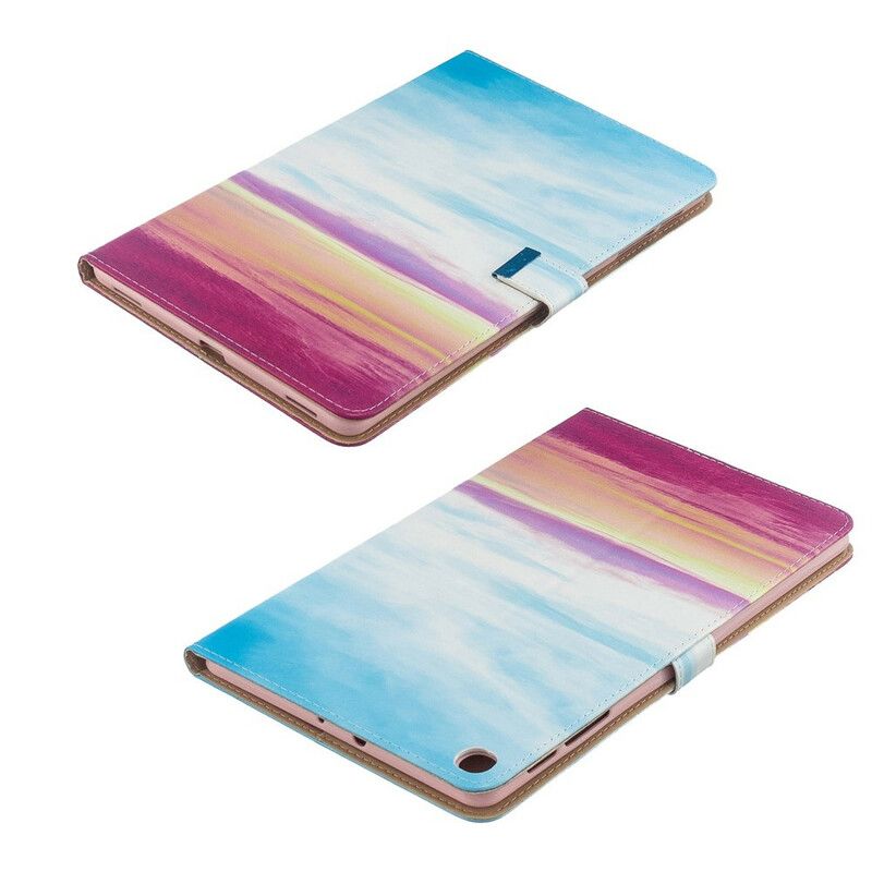 Folio Deksel Til Samsung Galaxy Tab A 10.1 (2019) Solnedgang