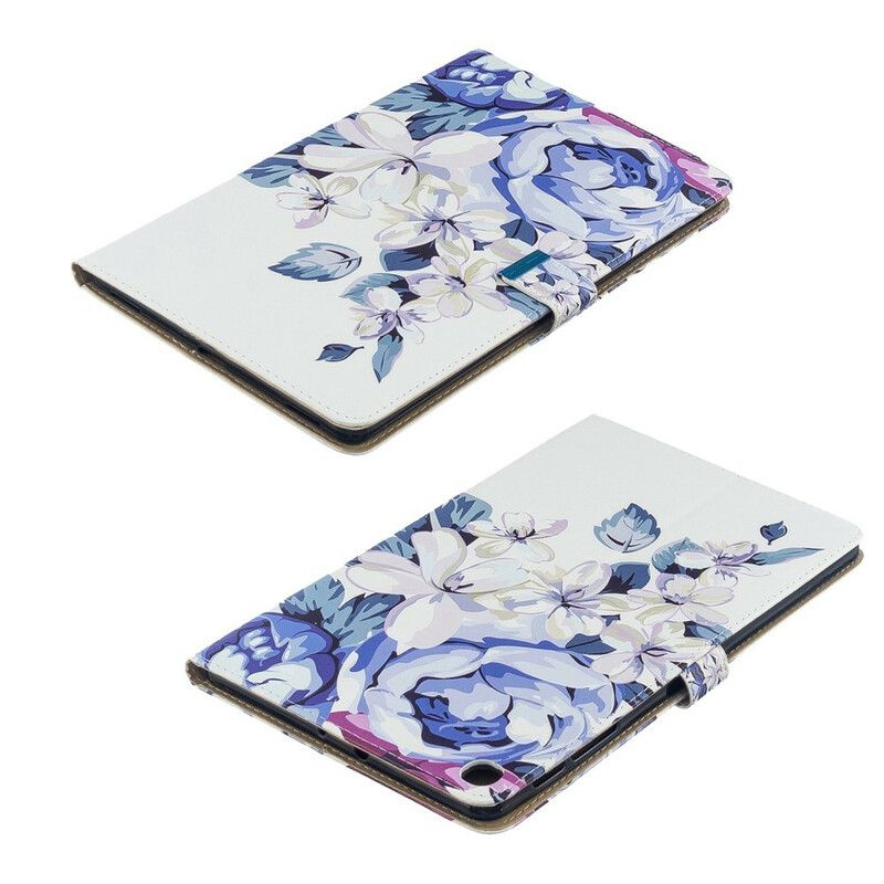 Lærdeksel Til Samsung Galaxy Tab A 10.1 (2019) Bare Blomster