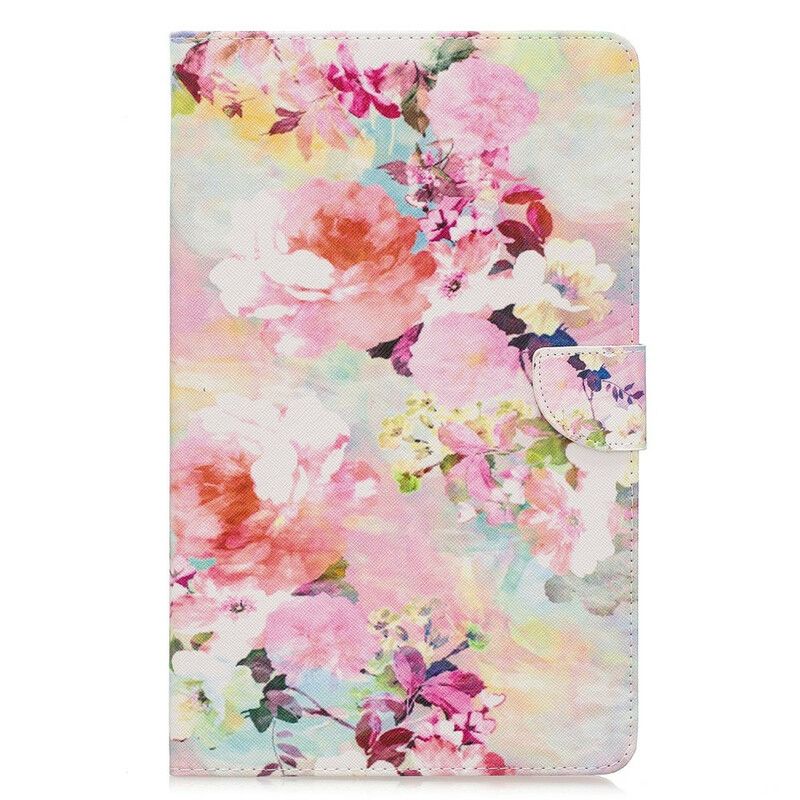 Lærdeksel Til Samsung Galaxy Tab A 10.1 (2019) Floral Series