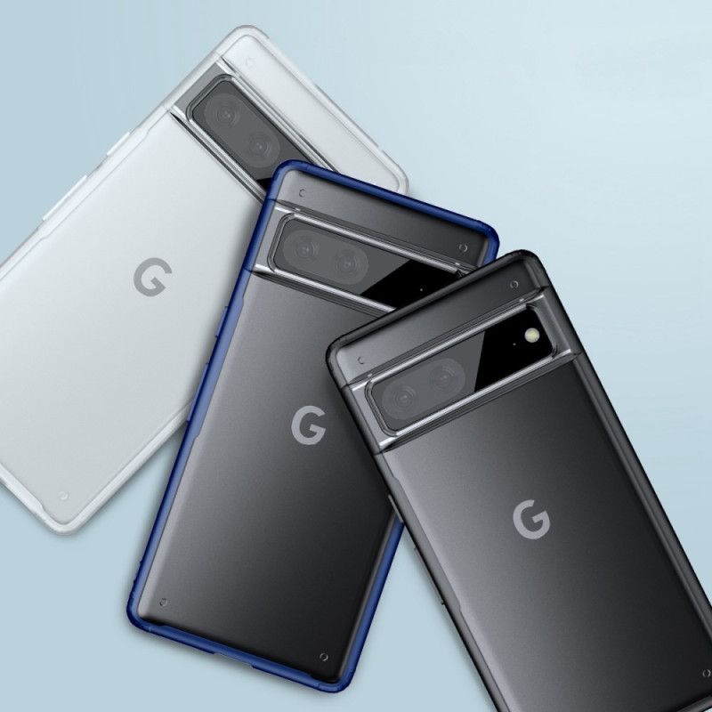 Deksel Til Google Pixel 7 Gjennomsiktige Fargede Kanter