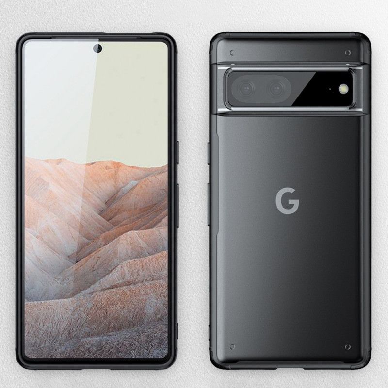 Deksel Til Google Pixel 7 Gjennomsiktige Fargede Kanter