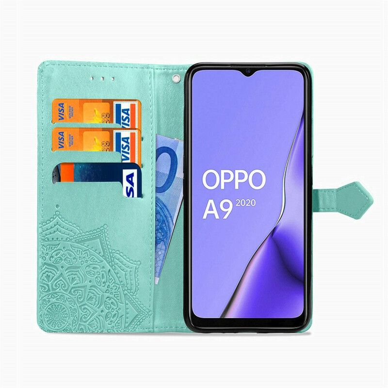 Folio Deksel Til Oppo A9 2020 / A5 2020 Middelaldermandala