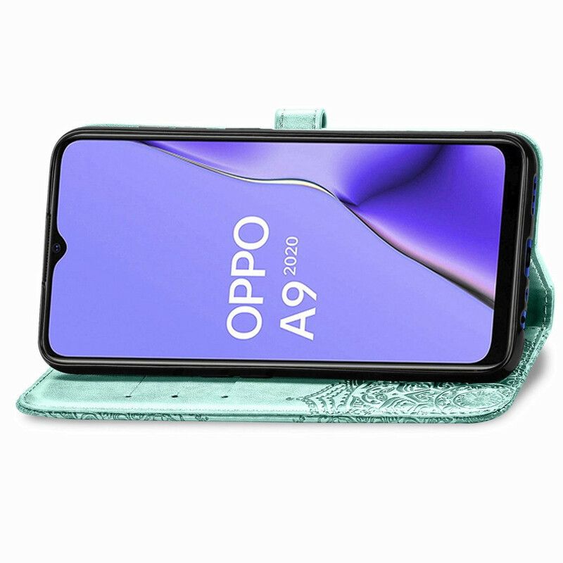 Folio Deksel Til Oppo A9 2020 / A5 2020 Middelaldermandala