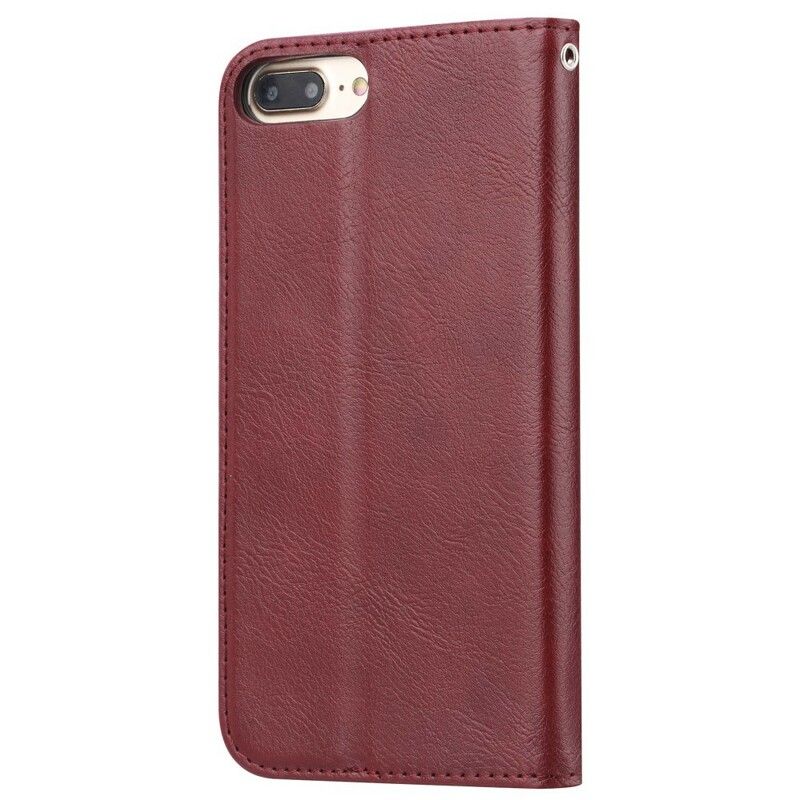 Beskyttelse Deksel Til iPhone 6 Plus / 6S Plus Folio Deksel Faux Leather Card Holder