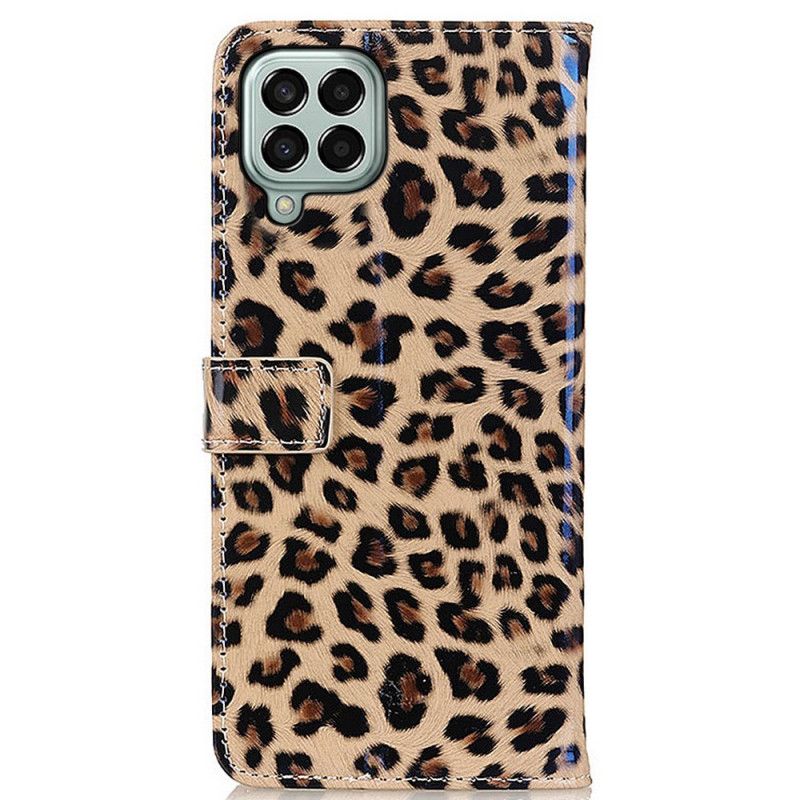 Folio Deksel Til Samsung Galaxy M33 5G Lille Leopardeffekt