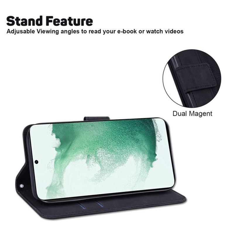 Folio Deksel Til Samsung Galaxy M33 5G Med Kjede Stroppdesign