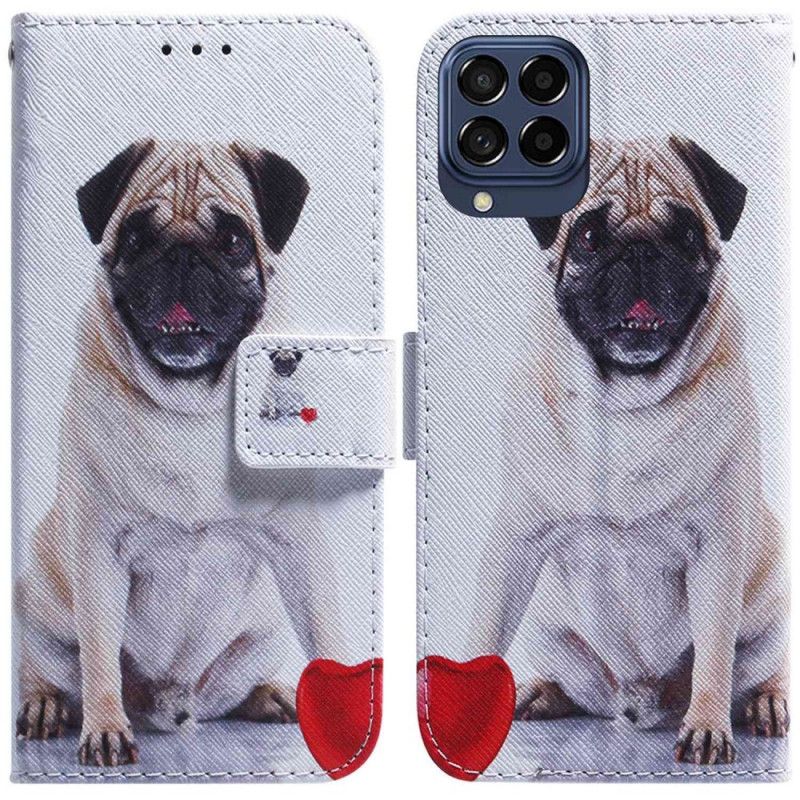 Folio Deksel Til Samsung Galaxy M33 5G Pug Dog