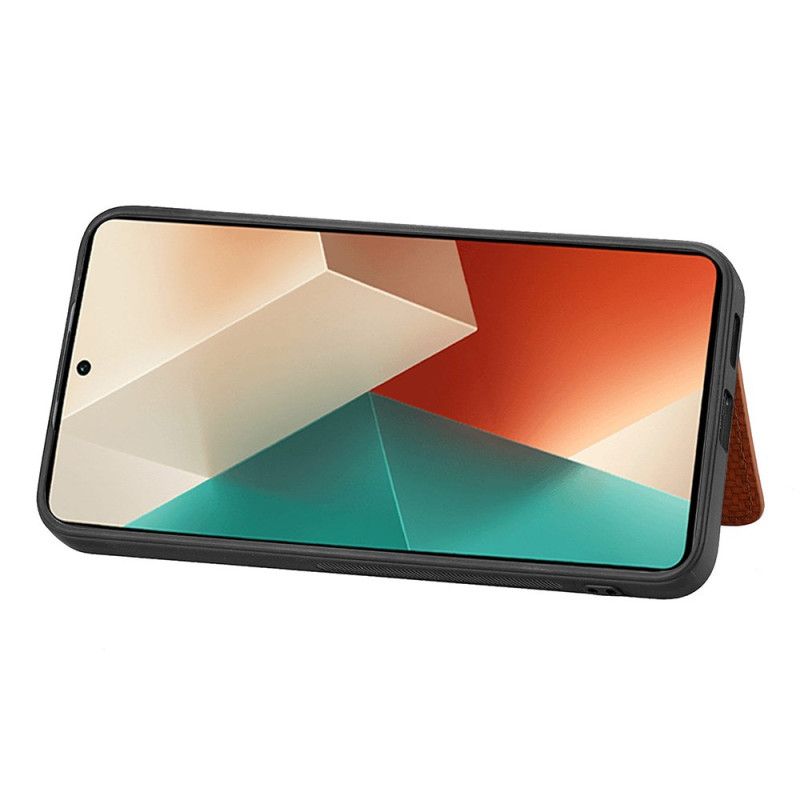 Deksel Xiaomi Redmi Note 13 5g Karbonfiberteksturkortholder