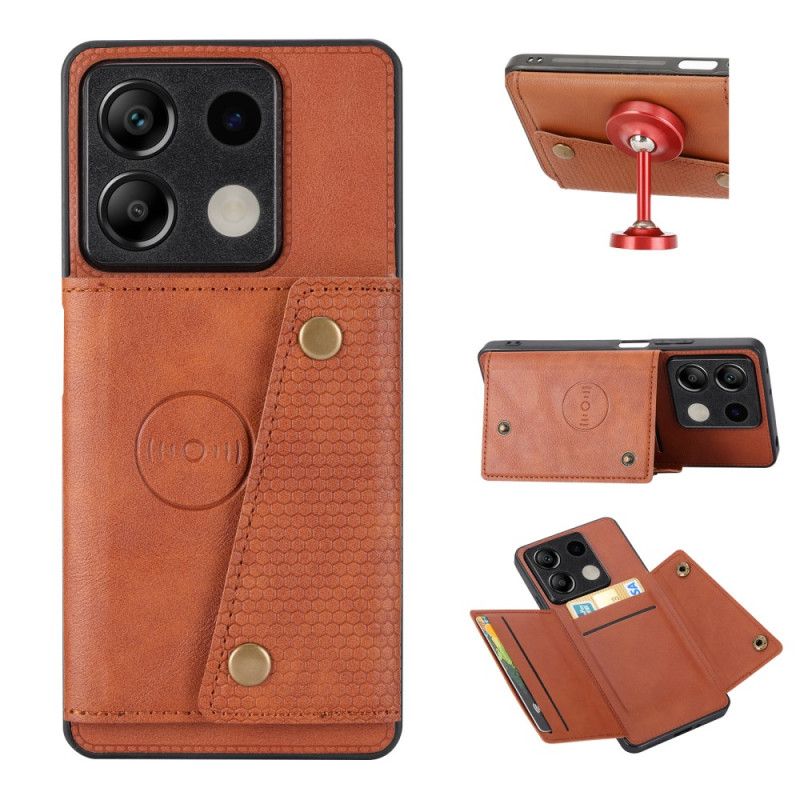 Deksel Xiaomi Redmi Note 13 5g Skinneffektkortholder