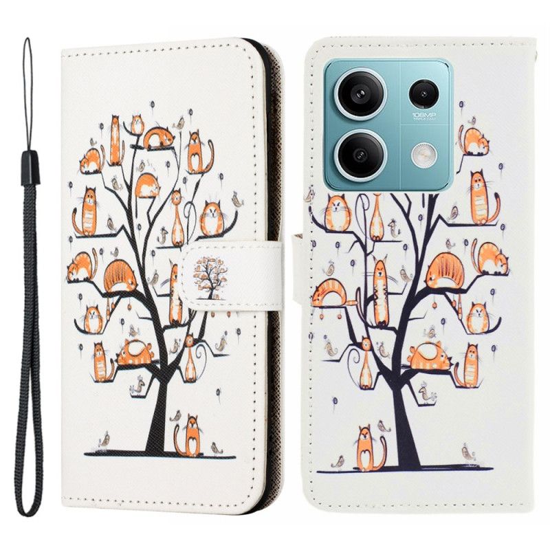 Folio Deksel Xiaomi Redmi Note 13 5g Cats In The Lanyard Tree