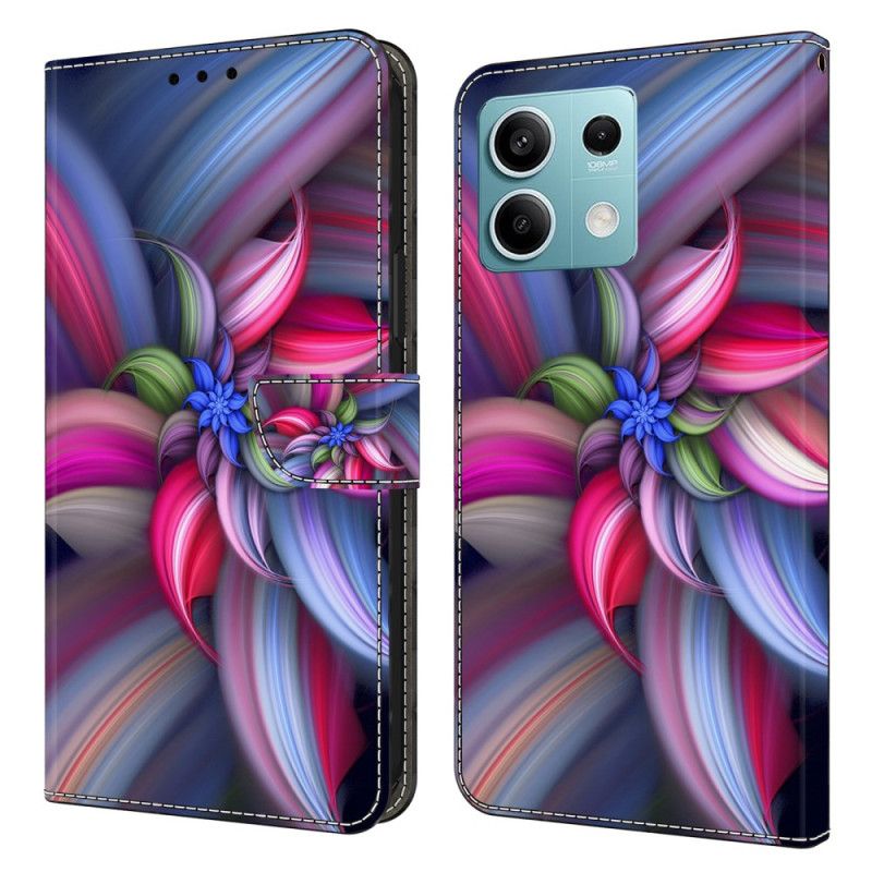 Folio Deksel Xiaomi Redmi Note 13 5g Fargerike Blomster