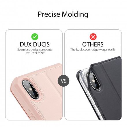 Beskyttelse Deksel Til iPhone XS Max Folio Deksel Skin X Series Dux Ducis