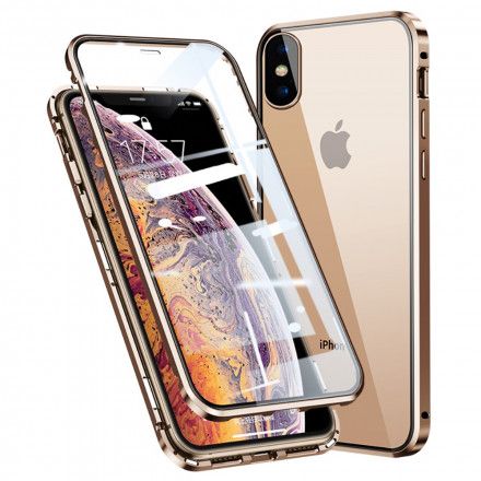 Deksel Til iPhone XS Max Herdet Glass Foran Og Bak