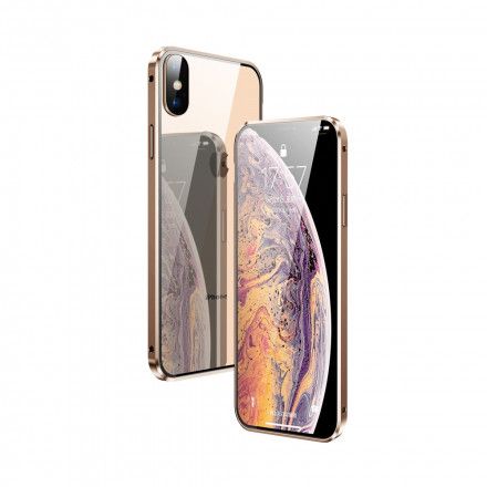 Deksel Til iPhone XS Max Herdet Glass Foran Og Bak