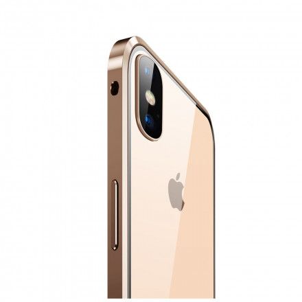 Deksel Til iPhone XS Max Herdet Glass Foran Og Bak