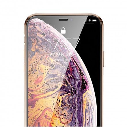 Deksel Til iPhone XS Max Herdet Glass Foran Og Bak