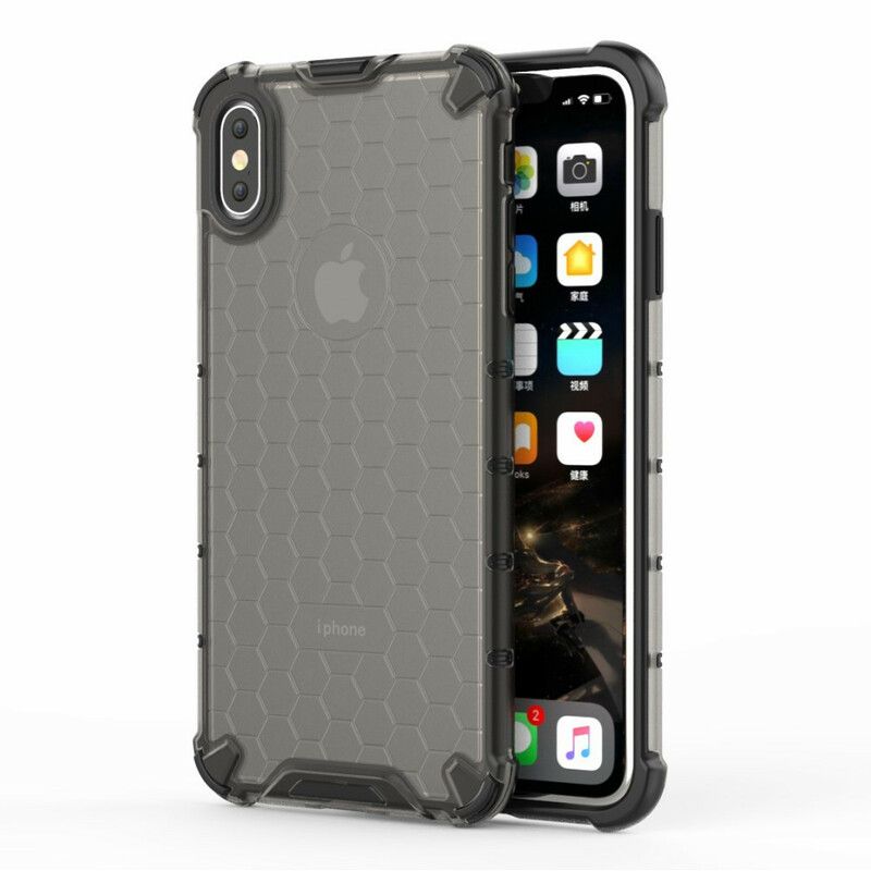 Deksel Til iPhone XS Max Honeycomb Style