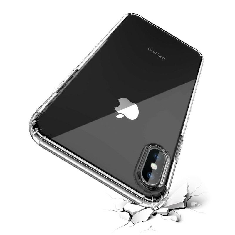 Deksel Til iPhone XS Max Transparente Leeu-beskyttelsesputer