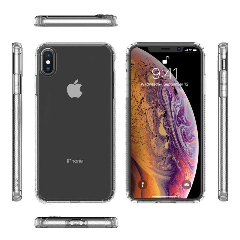 Deksel Til iPhone XS Max Transparente Leeu-beskyttelsesputer