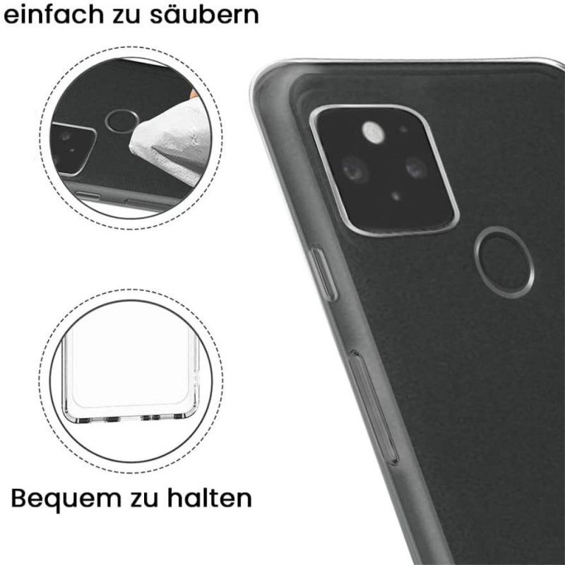 Deksel Til Google Pixel 5 Transparent Krystallklar